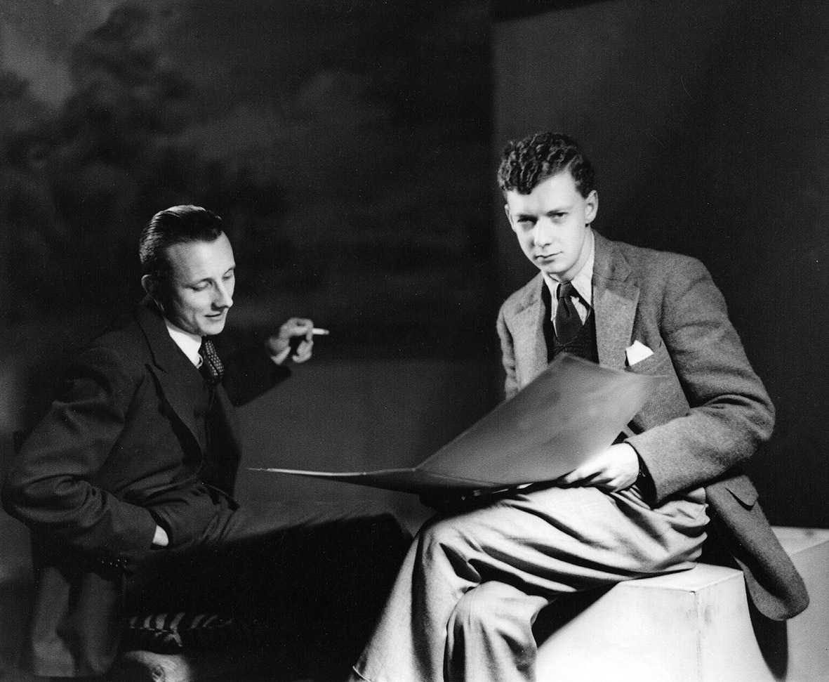 Berkeley and Britten, 1938 (Photograph Howard Coster)