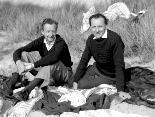Lennox Berkeley and Benjamin Britten, Blakeney Point, 1961
