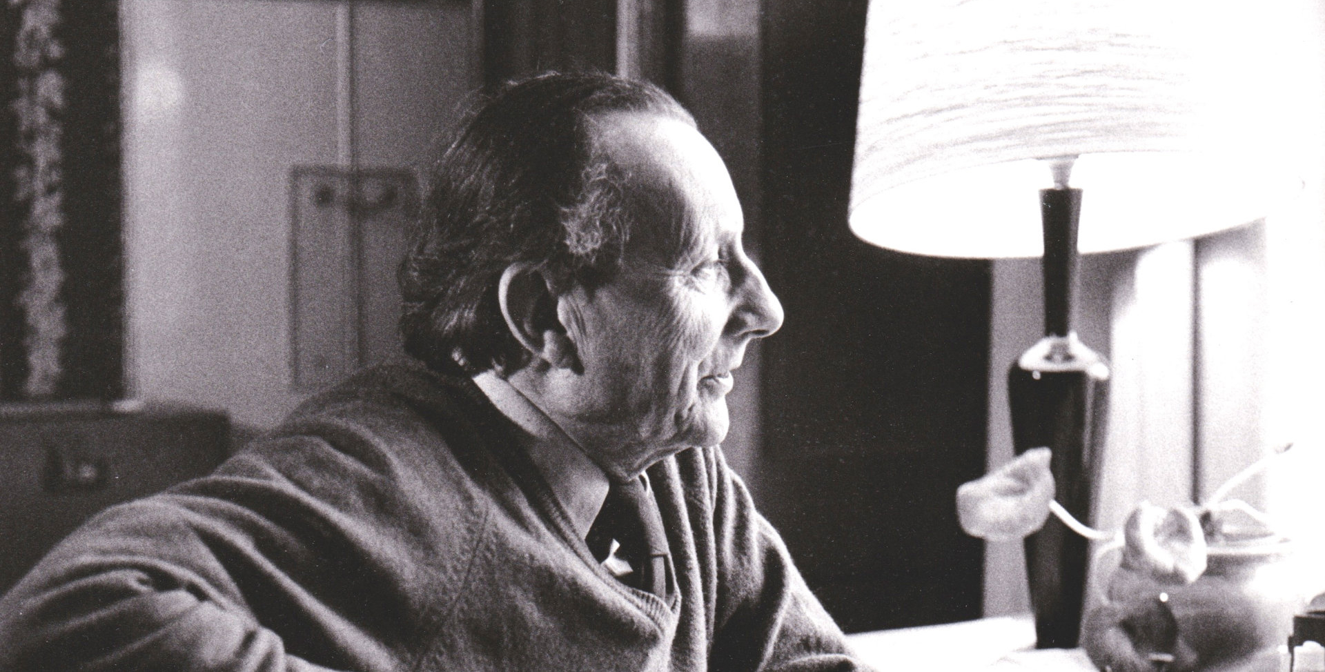 Lennox Berkeley at home in 1979
